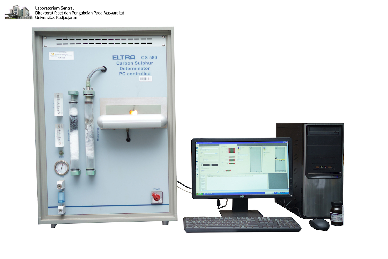 Carbon Sulphur Determinator PC Controlled